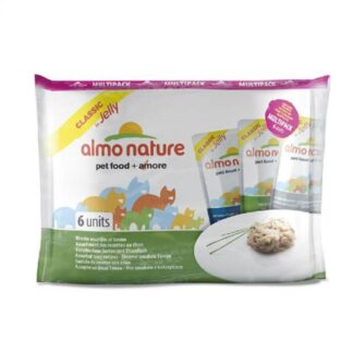 Almo Nature Classic Multi Pack ассортиментом с тунцом для кошек 6 х 55 г