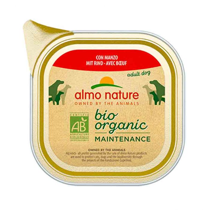 Almo Nature Bio Organic Maintenance Говядины для собак 32 х 100 г