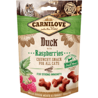 Carnilove Хрустящие Закуски, Утка и кошка Малина 50 г
