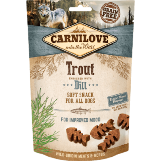 Carnilove Закуски мягкие Форель Укроп и собак 200 г