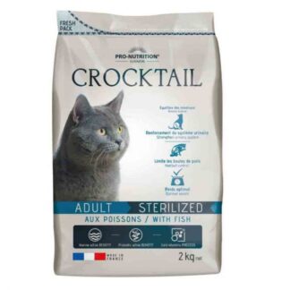 Flatazor Crocktail Cat Sterilised для рыбы 2 кг
