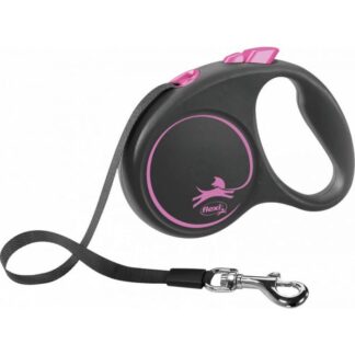 Flexi Black Design Поводок лямки S-розовый 5 м