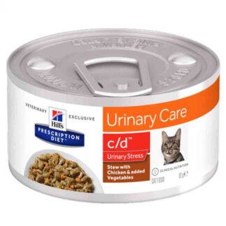 Hill's Prescription Diet Feline C/D Urinary Stress рагу с курицей и овощами 24 x 82 g
