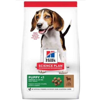 Hill's Science Plan Canine Puppy Medium lamb & rice 18 кг