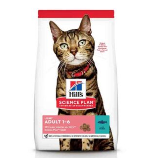 Hill's Science Plan Feline Adult Light с тунцом 1,5 кг