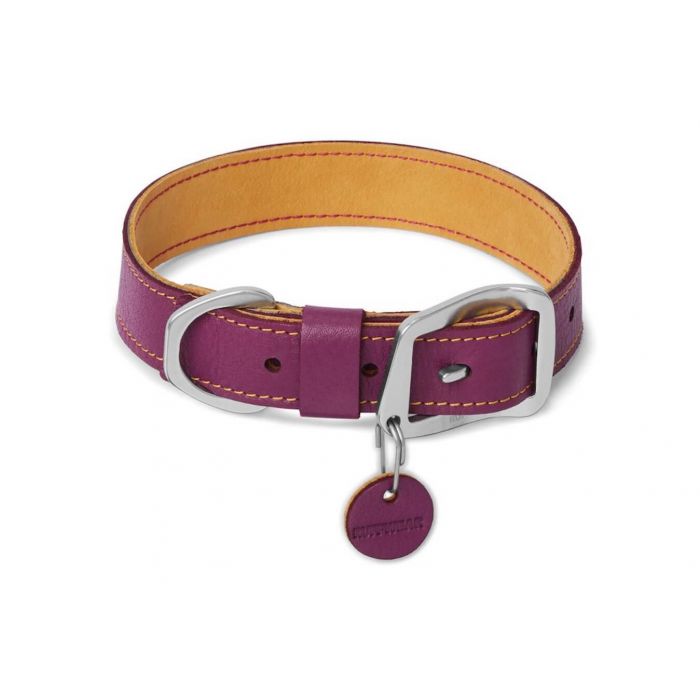 Ruffwear Frisco Воротник Прочный Кожаный Фиолетовый T43-51 см
