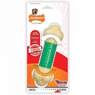 Nylabone Power Chew Double Action Bacon Chew M