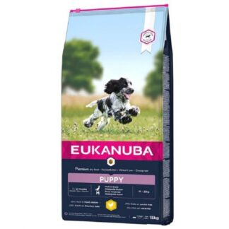 Eukanuba Puppy Medium Breed с курицей 15 кг
