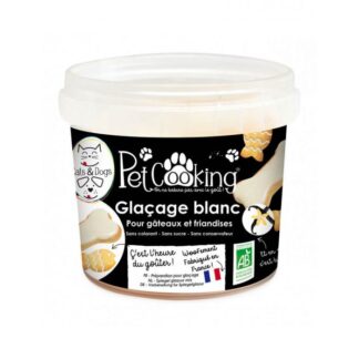 Белая глазурь PetCooking Mix для печенья для кошек и собак