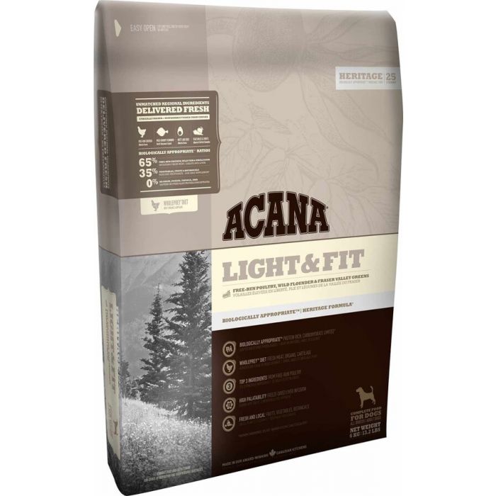 Acana Heritage Light & Fit для собак 2 кг