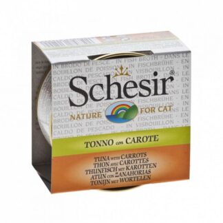Schesir Тунец с морковью для кошек 14 x 70 г