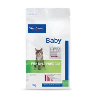 Virbac Veterinary HPM Baby Предварительно стерилизованная кошка 3 кг