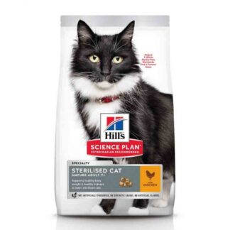 Hill's Science Plan Feline Mature Adult 7+ стерилизованная курица для кошек 3 кг