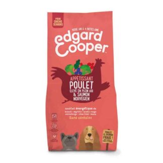 Edgard & Cooper Fresh курица и лосось без злаков для пожилых собак 700 г