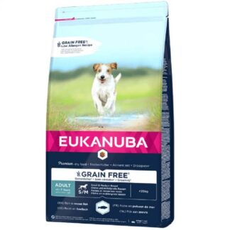 Eukanuba Adult Dog Small and Medium Breed Salmon 12 кг