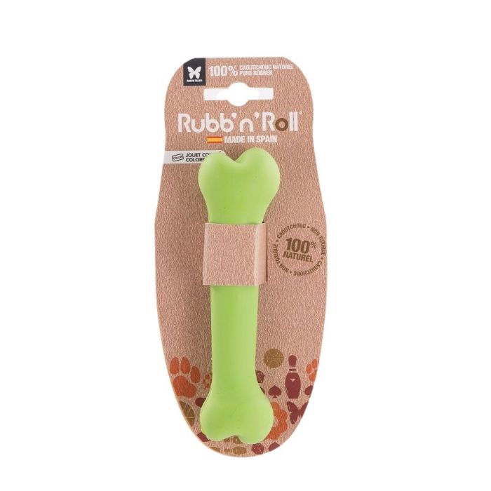 Игрушка для собак Rubb'n'Roll Color Bone Green S