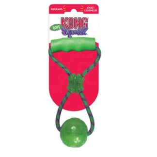 KONG Squeezz Ball с ручкой L