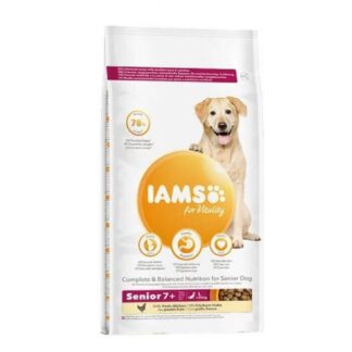 Iams Vitality Senior Large Breed Chicken Сухой корм для собак 12 кг