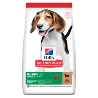 Hill's Science Plan Canine Puppy Medium Lamb & Rice 14 кг