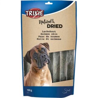 Trixie натуральная и сушеная кожа лосося для собак 150 г