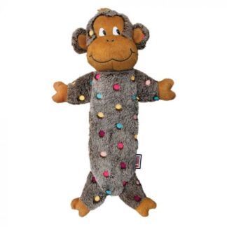 KONG Low Stuff Speckles Monkey мягкая игрушка для собак