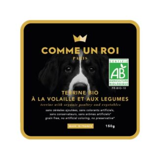 Comme Un Roi Chien Органические овощи из птицы 11 x 150 г
