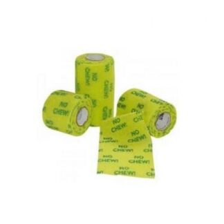 Когезивные полоски Powerflex No Chew, желтые, 7,5 см