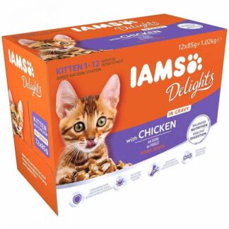IAMS Delights Chicken in Sauce Kitten 12 x 85 гр