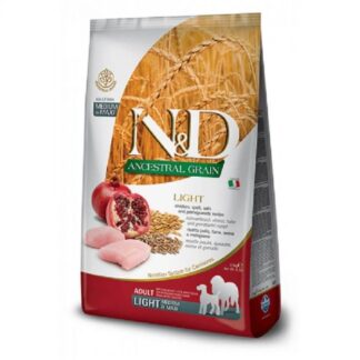 Farmina N&D Ancestral Grain Dog Food Light Adult Medium/Maxi Pomegranate Chicken 12 кг