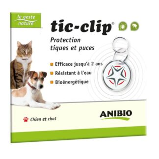 Жетон для собак и кошек Anibio Tic-clip
