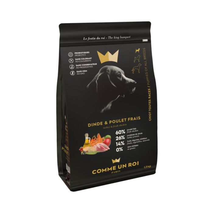 Comme Un Roi Puppy Turkey Chicken 1,5 кг