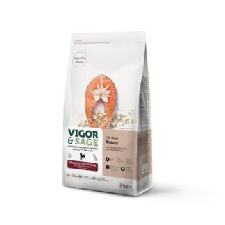 Vigor & Sage Dog Medium Lily Root/Salmon 2 кг