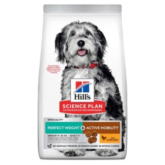 Hill's Science Plan Perfect Weight Mobility Medium Dog 12 кг