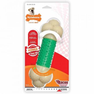 Nylabone Power Chew Double Action Bacon Chew XL
