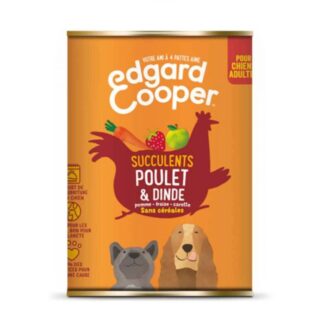 Edgard & Cooper Box Курица и индейка для взрослых собак 6x400 г