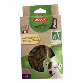Zolux Mooky Woofies Органические сырные лакомства для собак 80 г