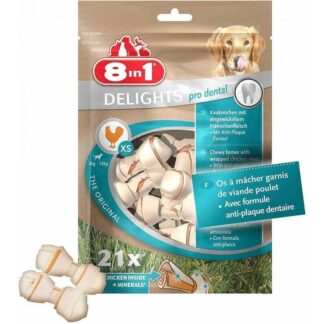8in1 Delights Pro Dental Bone Dog XS x 21