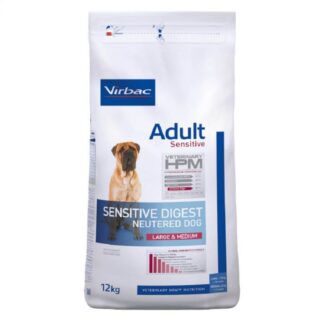 Virbac Veterinary HPM Neutered Sensitive Digest для крупных и средних собак, 12 кг