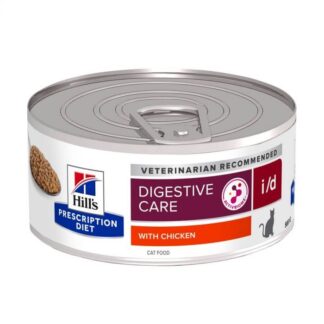 Hill's Prescription Diet Feline I/D AB+ в коробках с курицей 24 x 156 гр