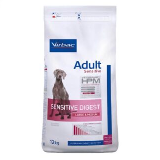 Virbac Veterinary HPM Sensitive Digest для крупных и средних собак, 12 кг