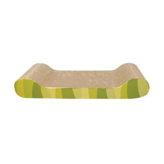 Cat It Когтеточка Зеленая картонная скамейка 49 x 22 x 7,5 см