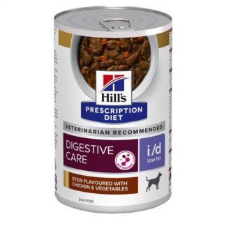 Hill's Prescription Diet Canine I/D AB+ тушеная курица с низким содержанием жира и овощами 12 x 354 гр