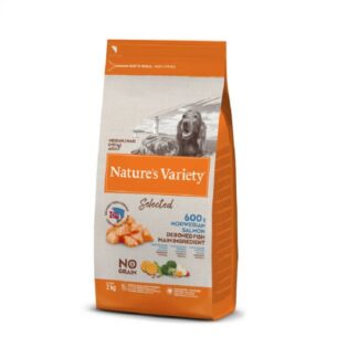 Nature's Variety Selected Dog Adult Medium/Maxi с лососем 2 кг