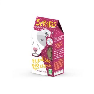 Scraps Organic Treats Чернослив и мед для собак 120 г