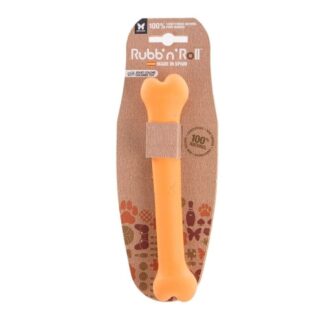 Игрушка для собак Rubb'n'Roll Color Bone Orange M