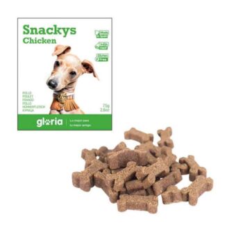Gloria Snakys Лакомство из курицы без глютена для собак 75г