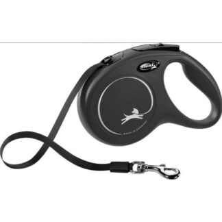 Flexi New Classic Leash Strap M черный 5 м
