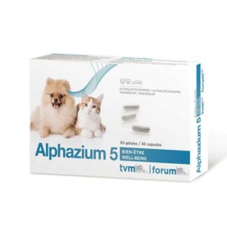 TVM Alphazium 5 стресс для кошек и собак 30 капсул