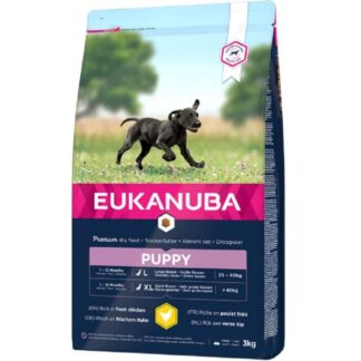 Eukanuba Growing Puppy Large Breed с курицей 3 кг