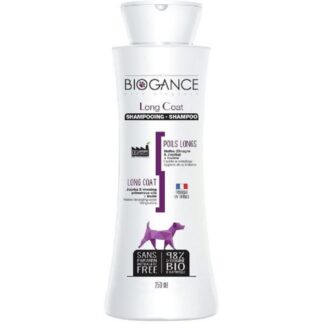 Biogance Шампунь для длинной шерсти для собак, щенков и кошек 250мл
